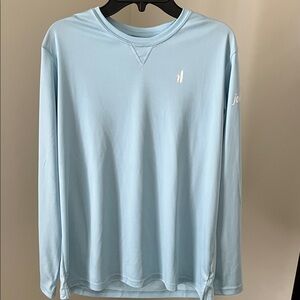 Johnnie-O Light Blue Performance Long Sleeve Shirt
